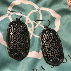 Kendra Scott Gunmetal Filigree Danielle’s